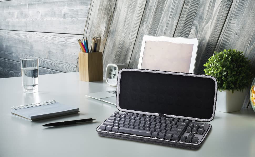 co2CREA Storage Case Compatible with Logitech SIGNATURE K855 Tenkeyless Mechanical Wireless Keyboard (Case Only)