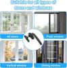 Aluminum Alloy Window Handle with Lock, Used As a Replacement Hardware for Window and Cabinet Safety