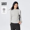 BENLAI Damen Slim-Fit Antibakterielles Rundhals-Langarm-T-Shirt