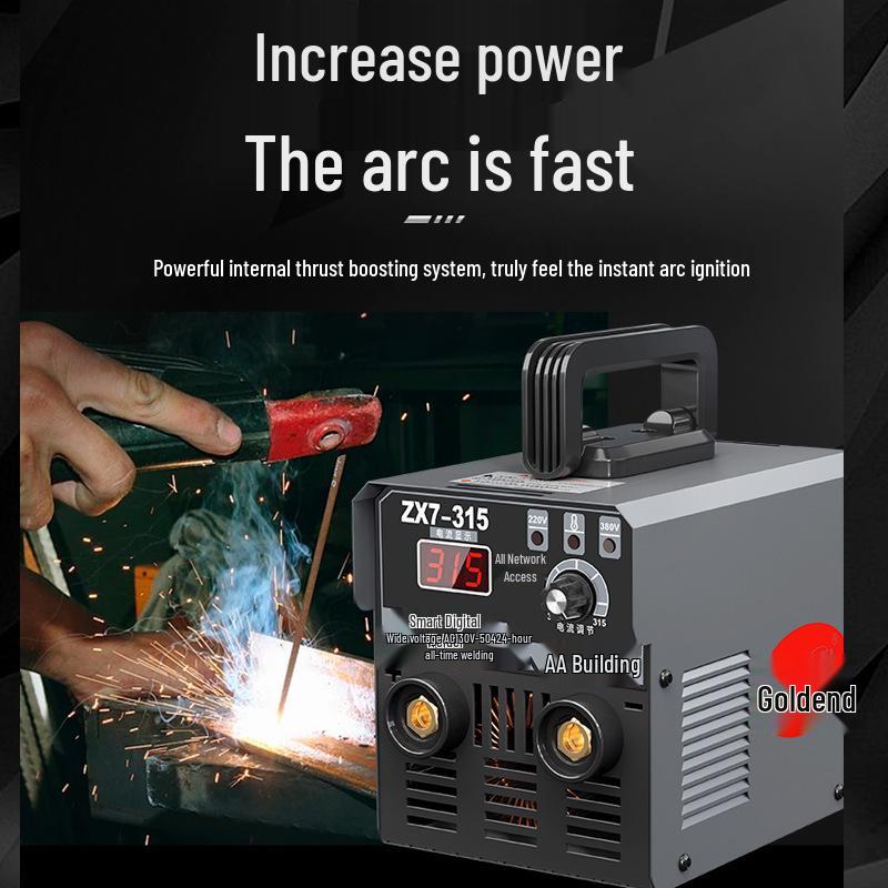 Gold Dual Voltage Mini Portable Welder for Home and Industrial Use