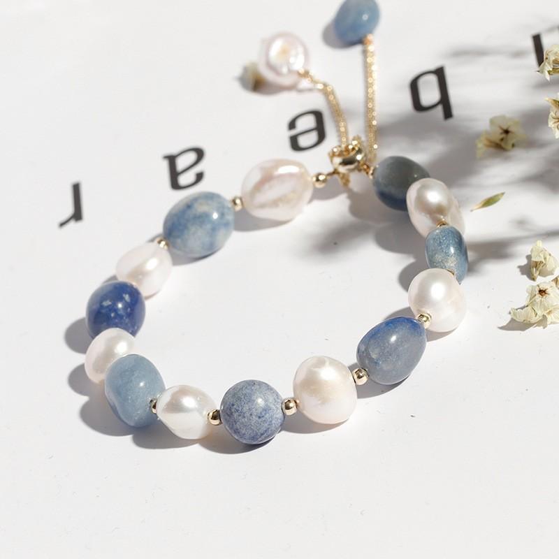 Exquisite Freshwater Pearl Crystal Bracelet Women'S Korean Version Simple Personalized Bracelet Bracelet Women