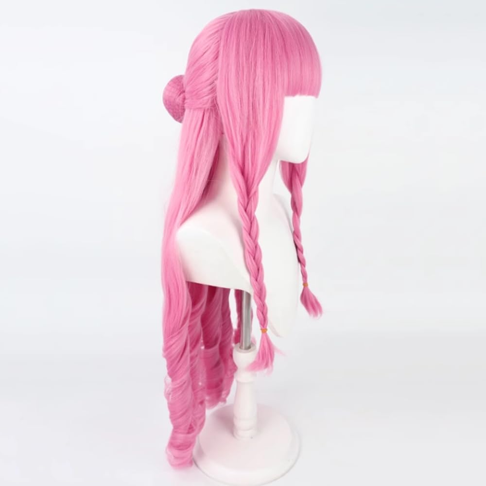 Cosplay Wig, Anime, Heat-Resistant, Costume Accessory, Parties, Events, School Festivals, Halloween, Includes Wig Net (Perona - B)