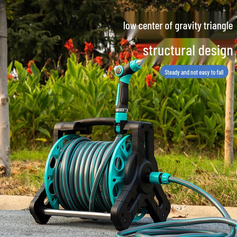 High-Pressure Watering & Car Wash Nozzle Set with Storage Rack