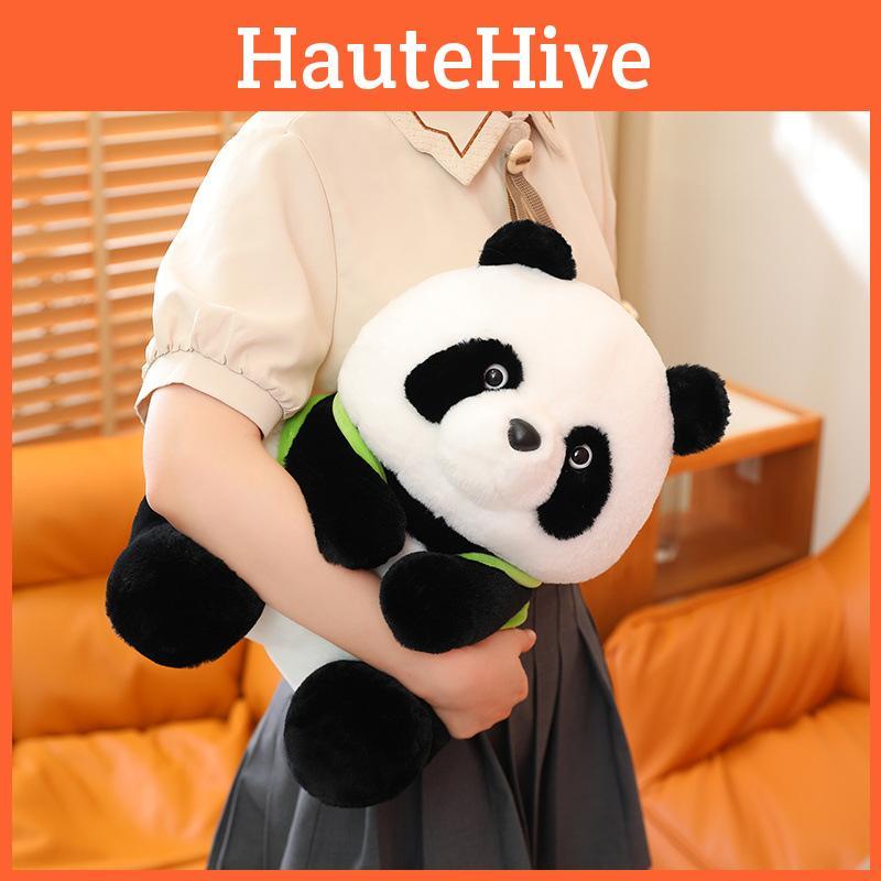Bamboo Panda Plush Toy Cartoon Stuffed Animal Doll Decoration Kids Cute Gift