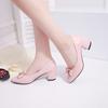 fashion Pink Pumps Women Summer New Sweet Butterfly-knot Women's Pumps Fashion Pointed Toe Ladies High Heels Elegant Dress Shoes