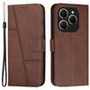 For TECNO Spark 20 Pro Leather Case Wallet Phone Cover Magnetic Clasp