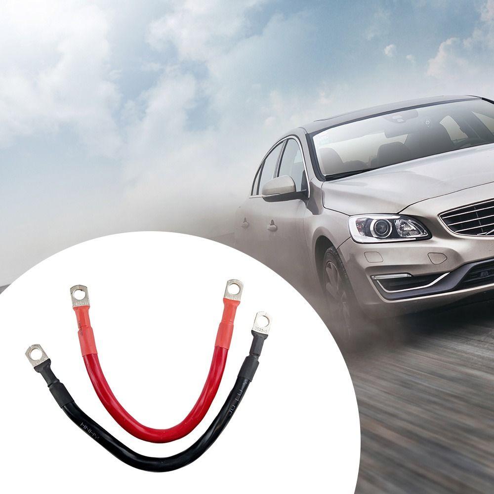 Black Red Silicone Wire With Lug Terminal Cable  For Car Battery Series and Parallel, UPS, Inverter