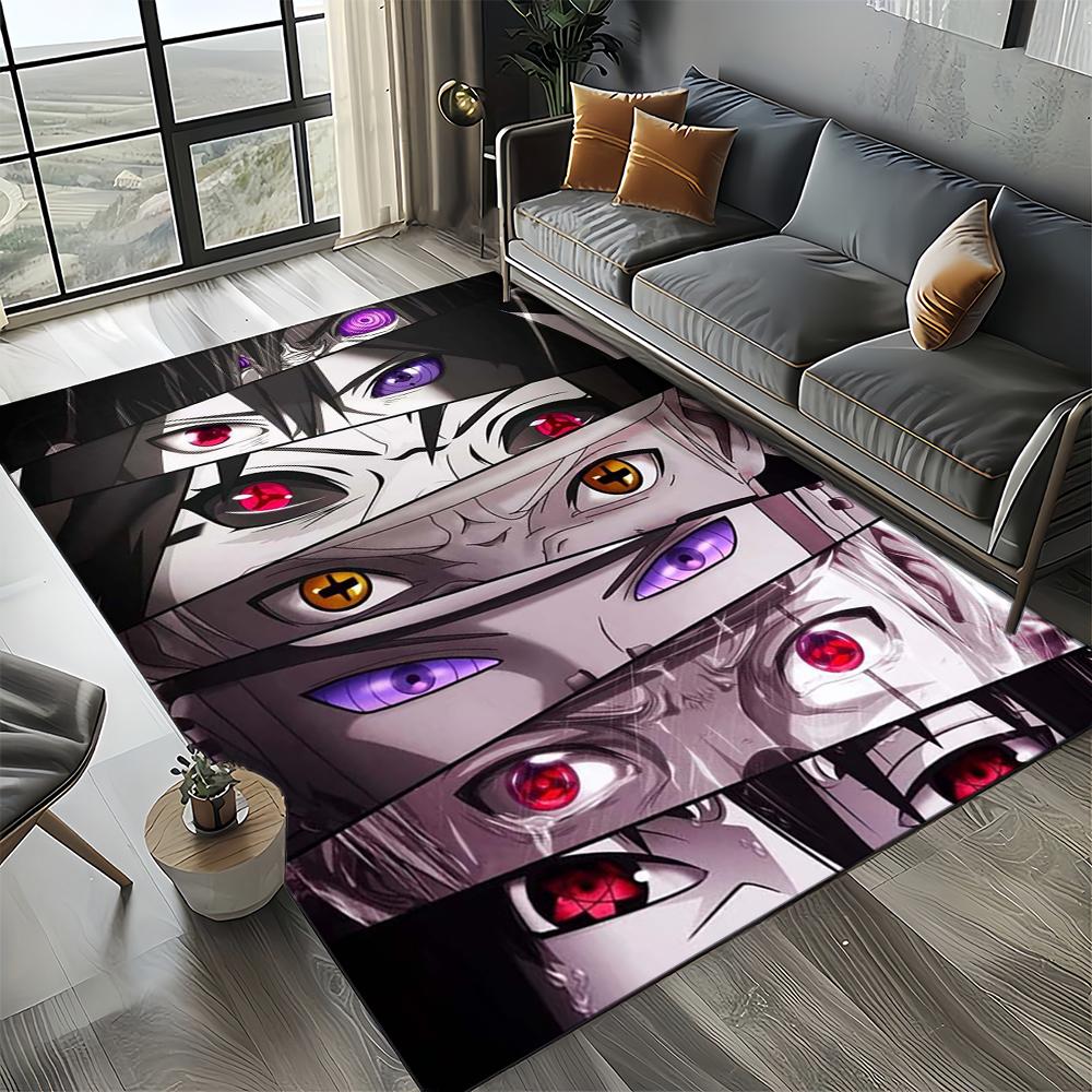 Cartoon 3D I-Itachi Japan Anime Carpet Rug for Living Room Bedroom Home Sofa Decoration,Kid Play Area Rug Non-slip Floor Mat
