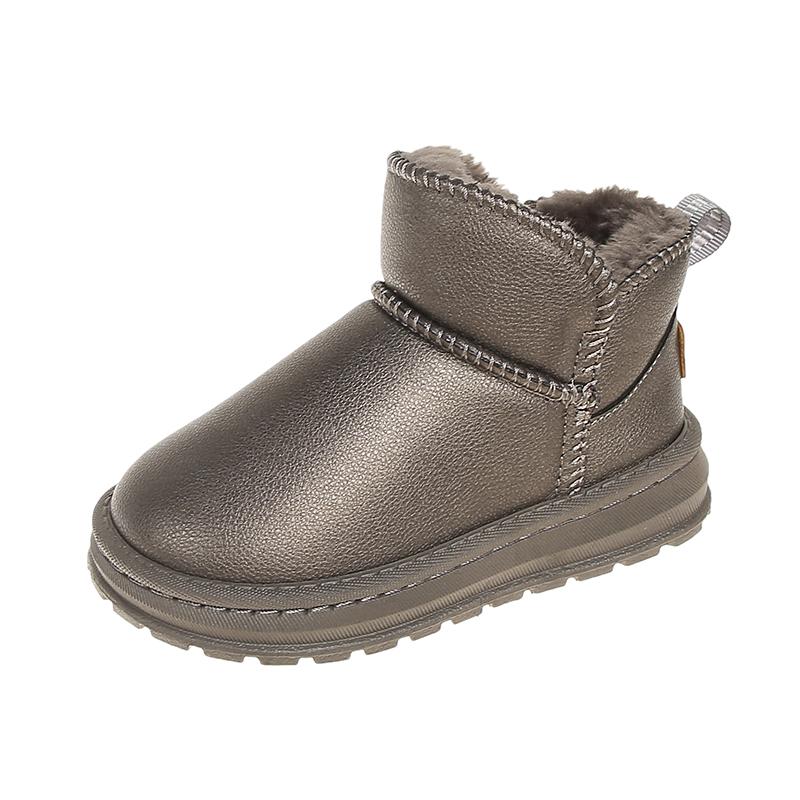 

Kids Snow Boots Girls Winter style Long Furry Sneakers Black Casual Tennis On Offer Children s Non-slip Casual Shoes 26