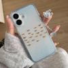 Korean Style Gold Foil Goldfish Phone Case for iPhone 14/15/16/17 Pro Max