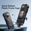 Fast Detachable Camera Cage Housing Shockproof For X5 Cameras Frames Enhances Heat Dissipation Mounting Systems
