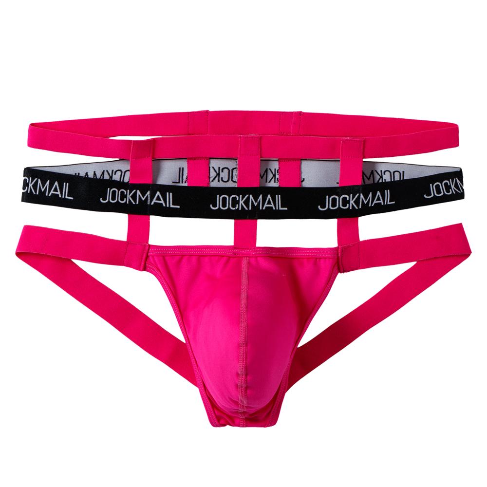 Jockstraps JOCKMAIL Fashion Sexy Men's Thong Cross Strap Design Ultra-thin Breathable Underwear Daily Casual Sports Underpants