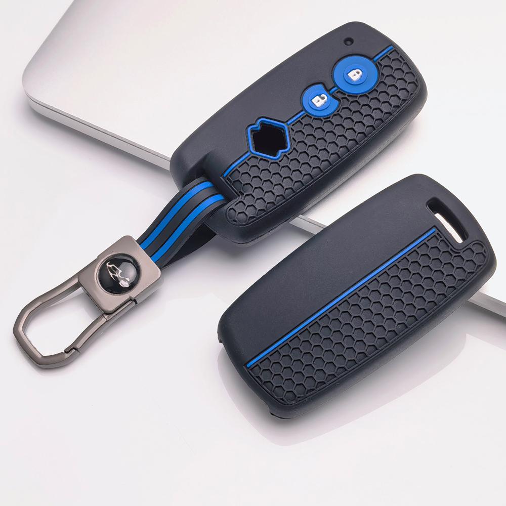 Key Case Cover for Suzuki Swift SX4 Grand Vitara Jimny Wagon Alto Splash with Keychain Anti-Scratch Guard Shockproof Protection Soft Grip Texture
