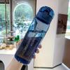 1pc BPA-Free Plastic Water Bottle, Leak-Proof & Fall-Proof, Transparent Large Capacity, Portable for Outdoor Use, Round Shape