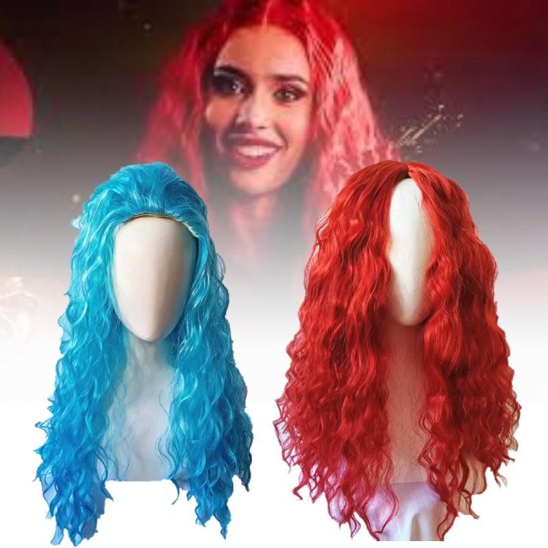 Stunning 2024 Descendants 4 Vampire Heir Long Wavy Wig For Cosplay With High Temperature Fiber