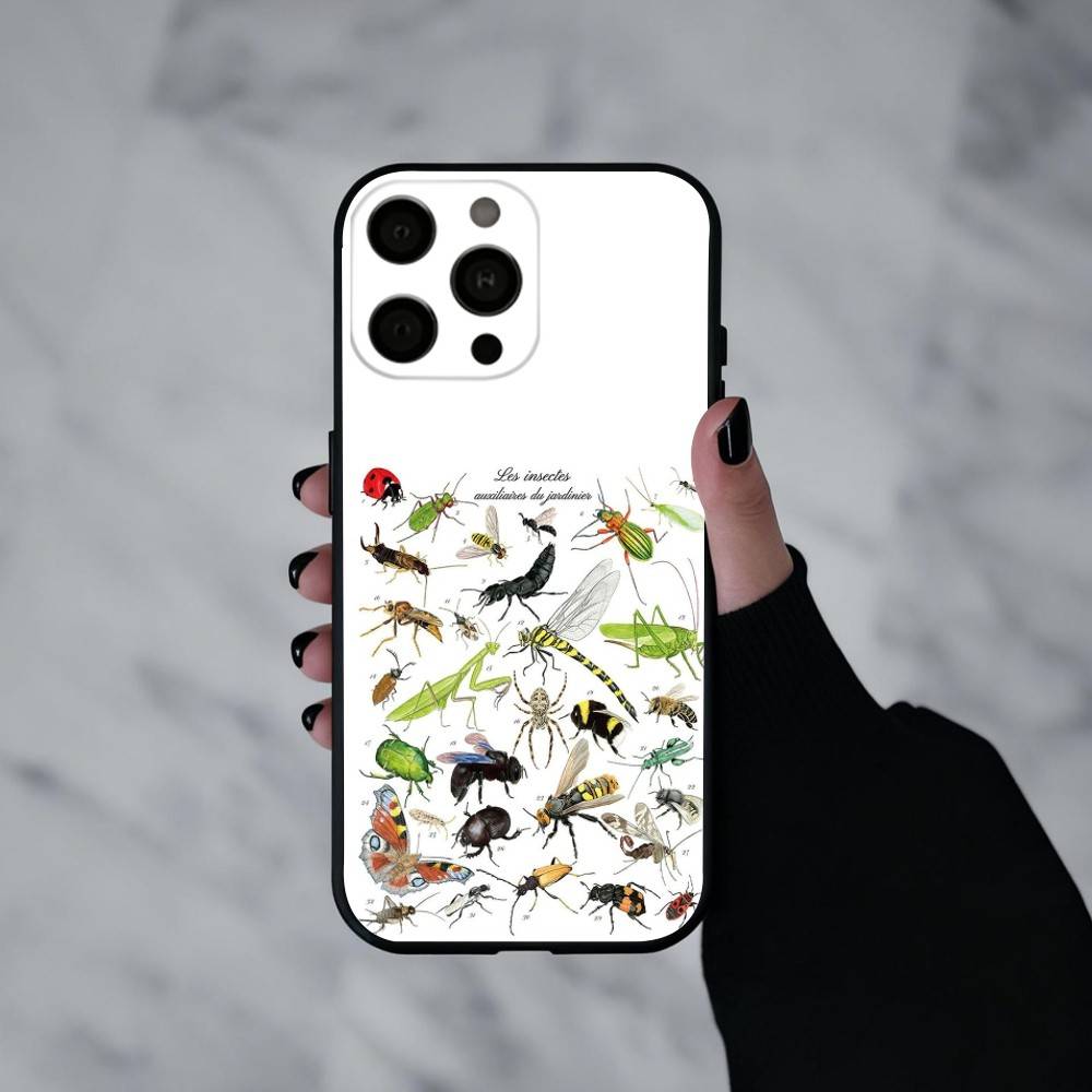 I-Insects And B-Bugs   Phone Case For iPhone 17pro, 16,15,14,13,12,11 X XR Plus,Others Soft Black Cover