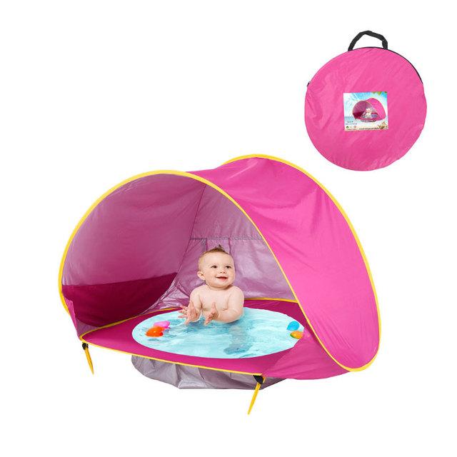 Baby Beach Tent Portable Shade Pool UV Protection Sun Shelter for Infant Outdoor Child Swimming Pool Game Play House Tent Toys