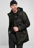 Winter Jacket Brandit Grid-Camo Parka (3168) Woodland