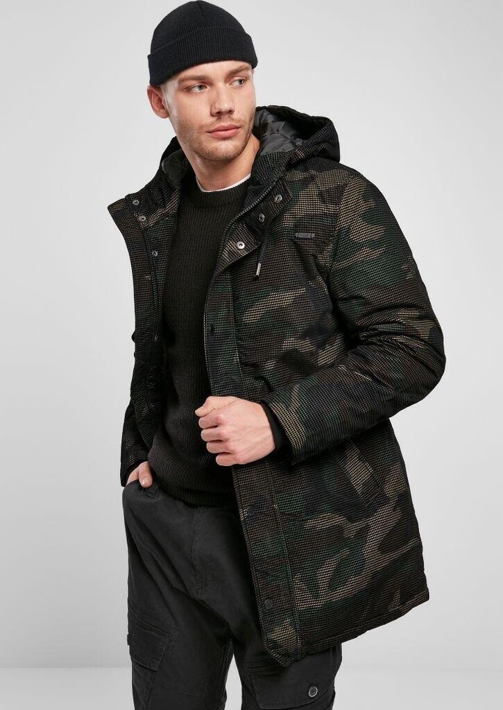 Winter Jacket Brandit Grid-Camo Parka (3168) Woodland