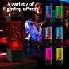 Lampa Lawowa LED RGB Wulkaniczna Lampka Nocna Sterowana Pilotem Kolorowa Lampa Stołowa do Sypialni Imprezy Baru Wystroju Domu