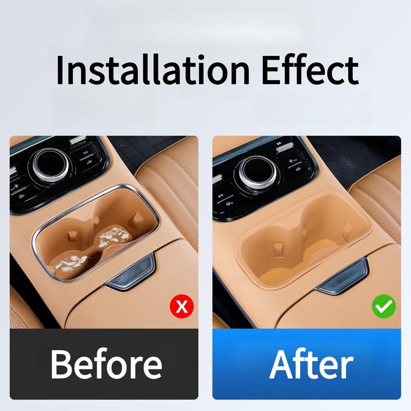 For Geely Galaxy Starship 7 EM-i 2025 2026 Wireless Charging Silicone Pad Central Console Cup Mat Dustproof Anti-Slip Protector