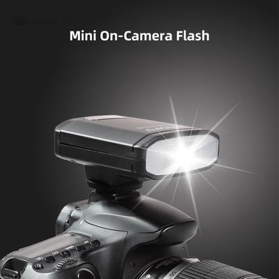 TRIOPO TR100 Univerzální blesk mini fotoaparátu GN12 Blesk ve fotoaparátu 5600K Speedlite 0,1-1,8s Doba recyklace