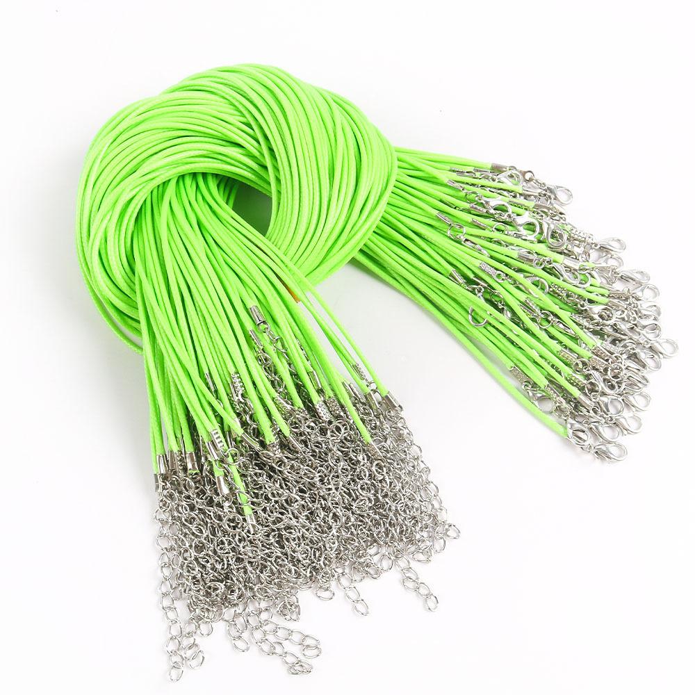 50Cm Wax Thread Necklace Rope Colored Wax Thread Rope Neck Chain Pendant Pendant Rope Braided Rope Pendant Rope
