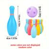 12pcs/set Portable Bowling - 10 Pins + 2 Balls, Indoor/Outdoor Party Game for Adults, Great for Game Nights, Social Events ZSY