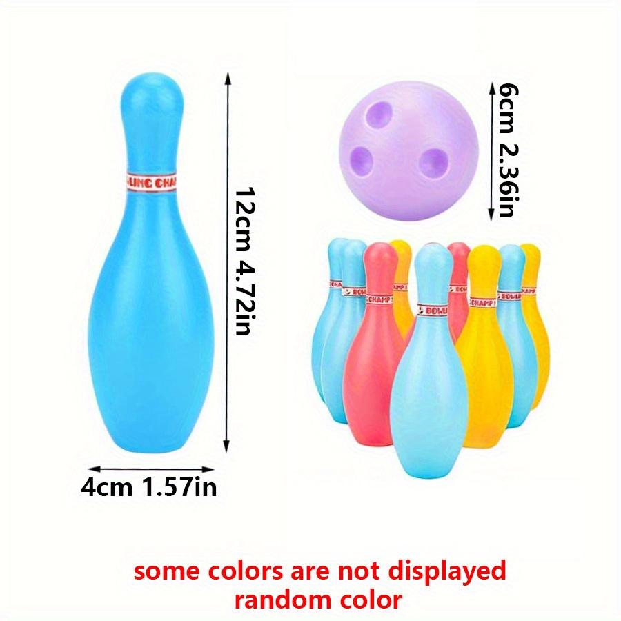 12pcs/set Portable Bowling - 10 Pins + 2 Balls, Indoor/Outdoor Party Game for Adults, Great for Game Nights, Social Events ZSY