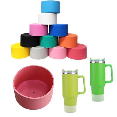 Copritazza in silicone, resistente all'usura, per bottiglia d'acqua, antiscivolo, antigraffio, protezione per tazza, per casa e ufficio