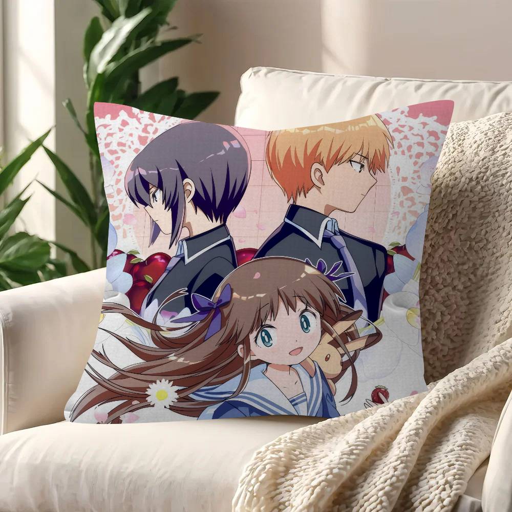 Anime F-Fruits B-Basket Pillow Anime Pillow Sofa Bed Head Pillow Cover Cushion Cover Fashion