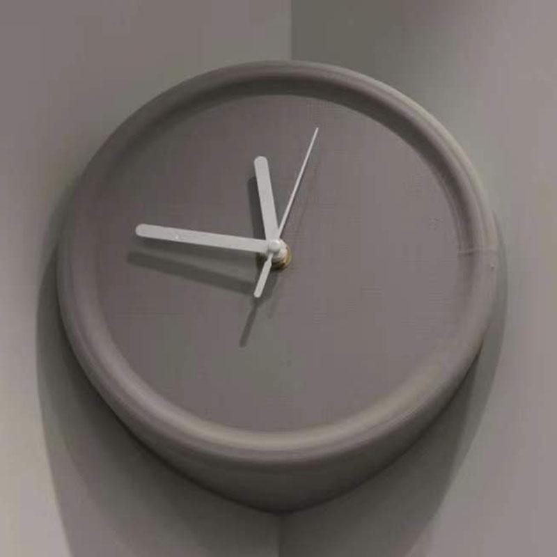 Kreative konkave Winkel konvexe Winkel einzigartige Wanduhren Mechanismus stille Wanduhr ästhetisch minimalistisch kleines Wohnzimmer dekorative Ornamente