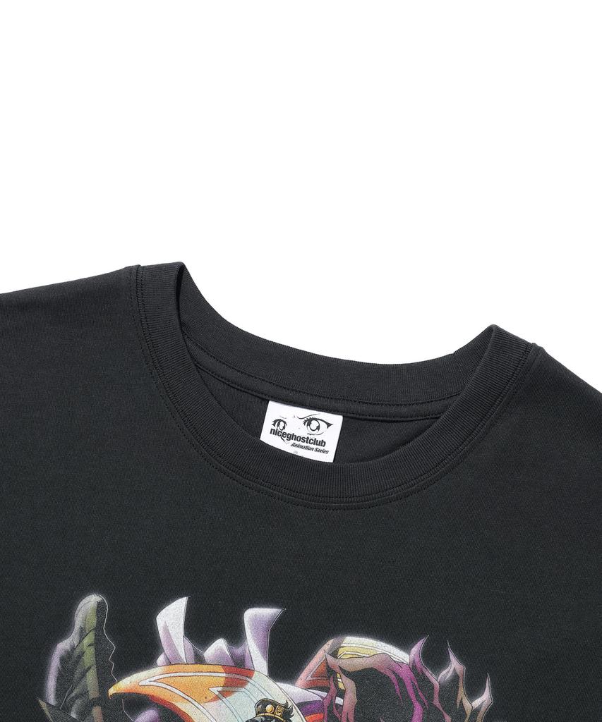 NICEGHOSTCLUB Jojos Stardust Crusaders Jotaro Poster Tee_Black(Ng2Gmut501E)