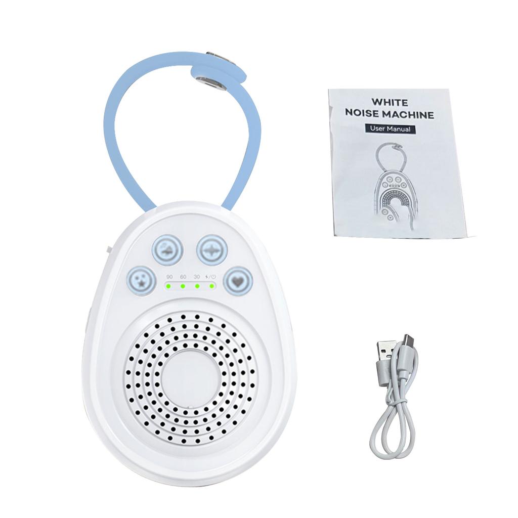 Geräuschmaschine Baby Tragbar Weißrauscher mit 20 Sanften Geräuschen für Kinder Erwachsene Schlafen