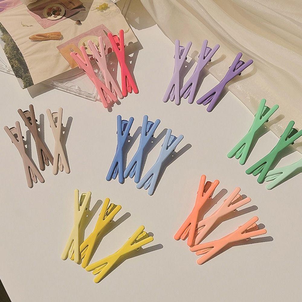 Hair Side Clips Candy Color Girls Hair Clips Bb Clips Sets Small Duckbill Clips Women Hairpins