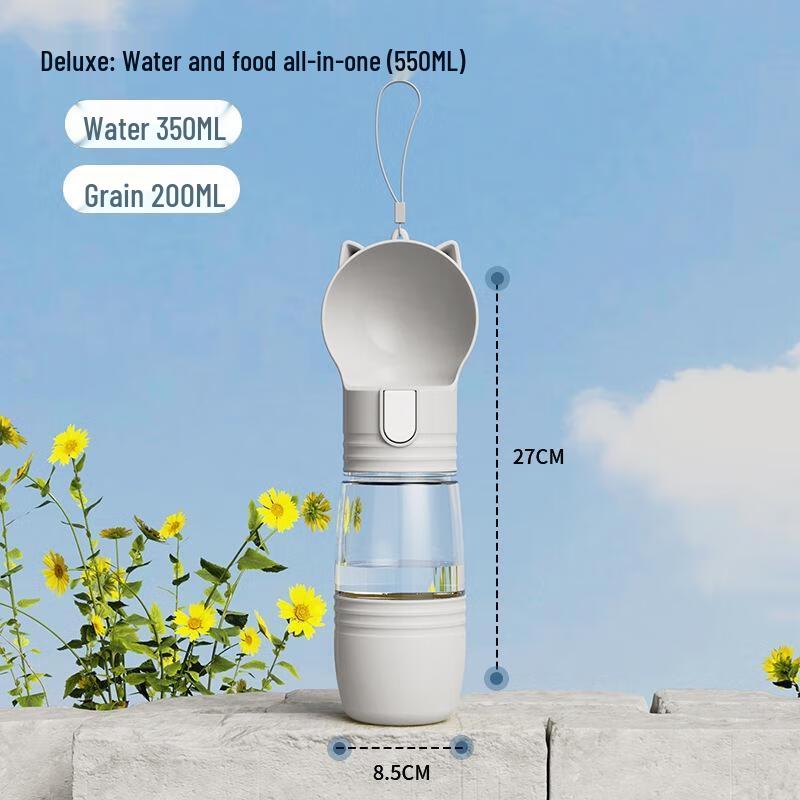 

JINGRUIXIANG Portable Dog Water Bottle & Food Feeder