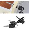 Cabinet Locks with Keys, 2Pcs Zinc Alloy Cam Lock Set for Cabinets, Furniture, Drawer, Wardrobe, File Lock, RV Storage, Tool Box, 16mm