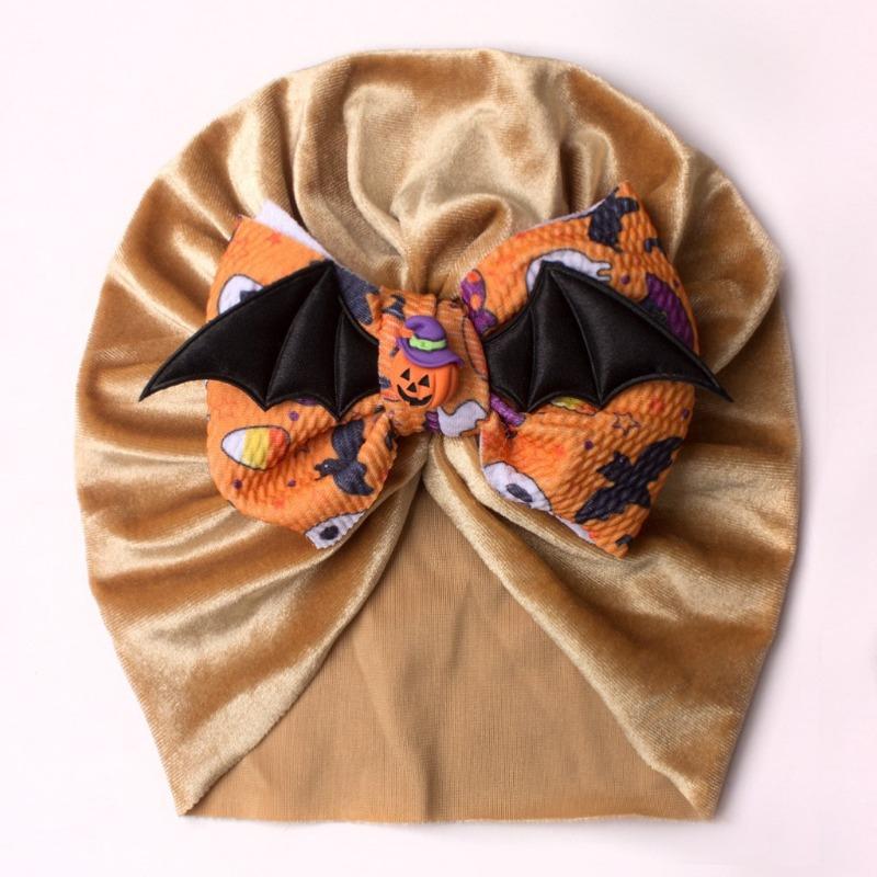 New Halloween funny baby hat, warm cute devil wings children's hat, baby tire hat