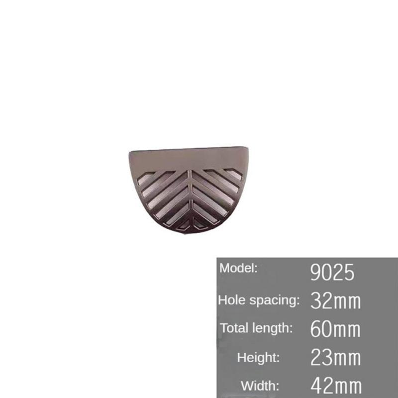 Handle Simple Nordic Leaf Type Zinc Alloy Installation Furniture Handle Cabinet Wardrobe Furniture Drawer