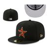 Houston Astros Sun Protection Closed-face Baseball Cap - Fully Sealed Embroidered Hat
