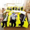 Anime Chainsaw Man Mitaka Asa Bedding Set Boys Girls Twin Queen Size Duvet Cover Pillowcase Bed Kids Adult