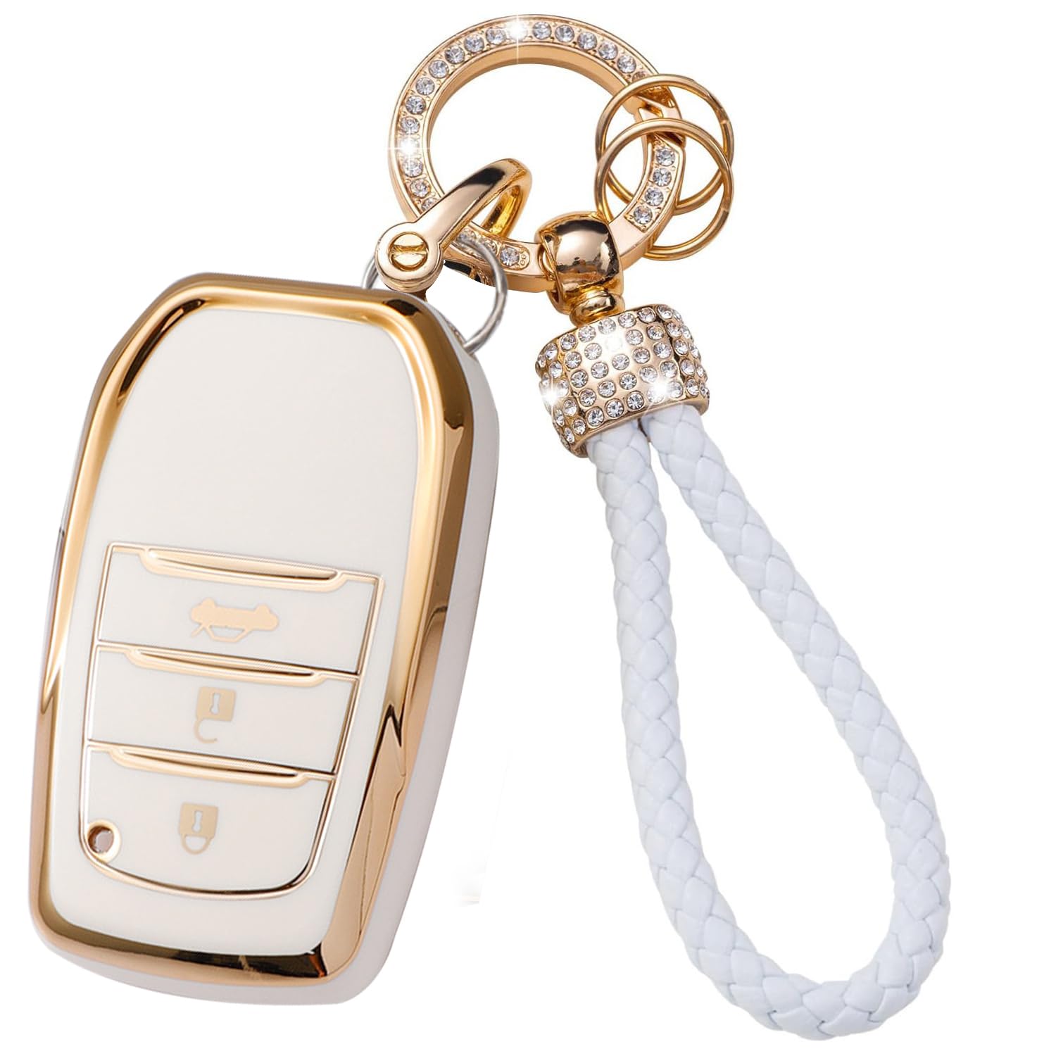 

ontto Держатель для ключей Toyota, Чехол для ключей, Чехол для ключей, Prius, Corola, Hilux, Mark X, Mirai, 3 buttons