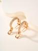 Horseshoe Stud Earrings with Diamonds High-quality Jewelry Gifts for Daily Wear, Men and Women Are Not Limited