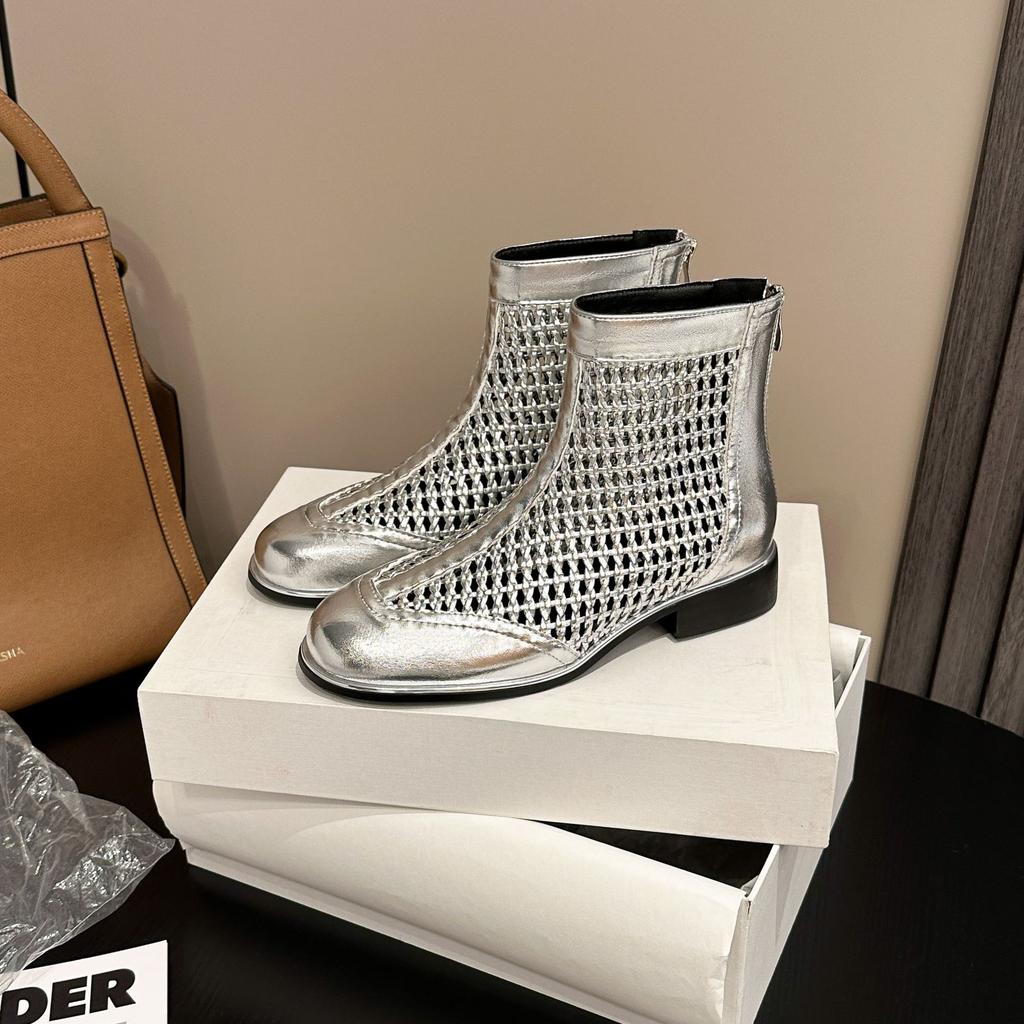 939-1 Chelsea cizme cool 2025 retro cizme Martin vară subțiri pentru femei stil britanic versatile cizme scurte goale