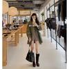 Soft Leather Version~ Soft Leather Inner Height Increase 4cm Pile Medium Boots Women's Autumn and Winter New Maillard Boots High Boots