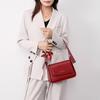 The Red Bag Is A Women's Underarm Bag and A Bride's Wedding Bag. It Can Be Used Daily As A Crossbody Handbag
