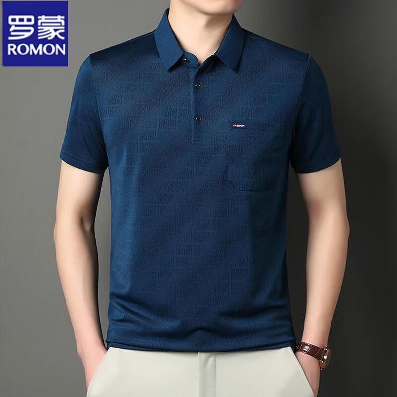 

Romon Men s Business Casual Polo T-Shirt XXL