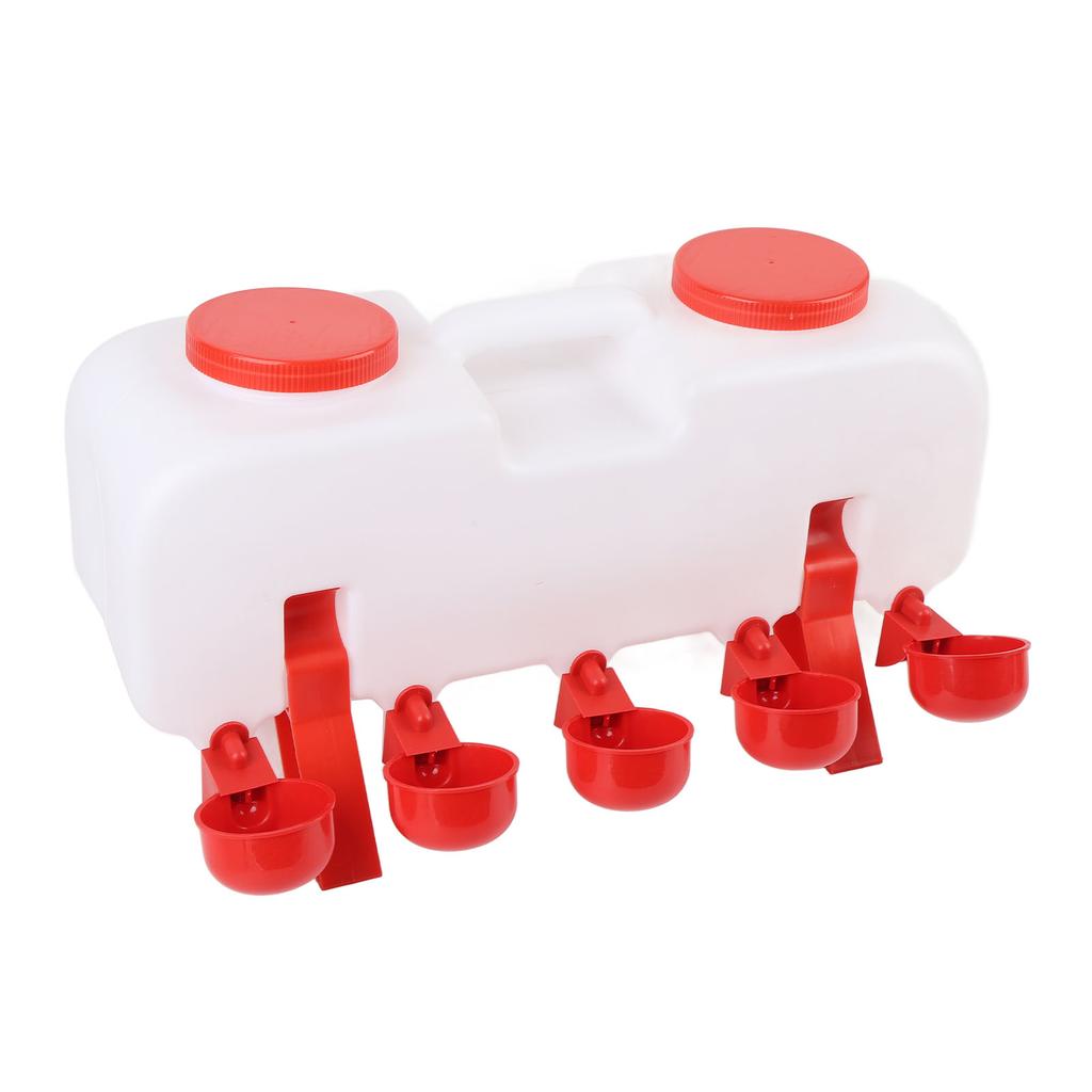 Automatic Chicken Waterer High Capacity Sturdy ABS Waterer Poultry Duck Water Feeder Drinking
