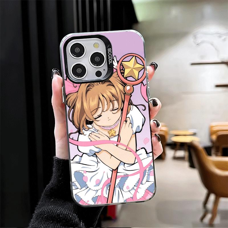 CardCaptor Sakura Anime Soft Phone Case for iPhone 15 16 17 Pro Max 17Air 16E 14 Plus 13 12 Mini Shockproof Cover Back Shell