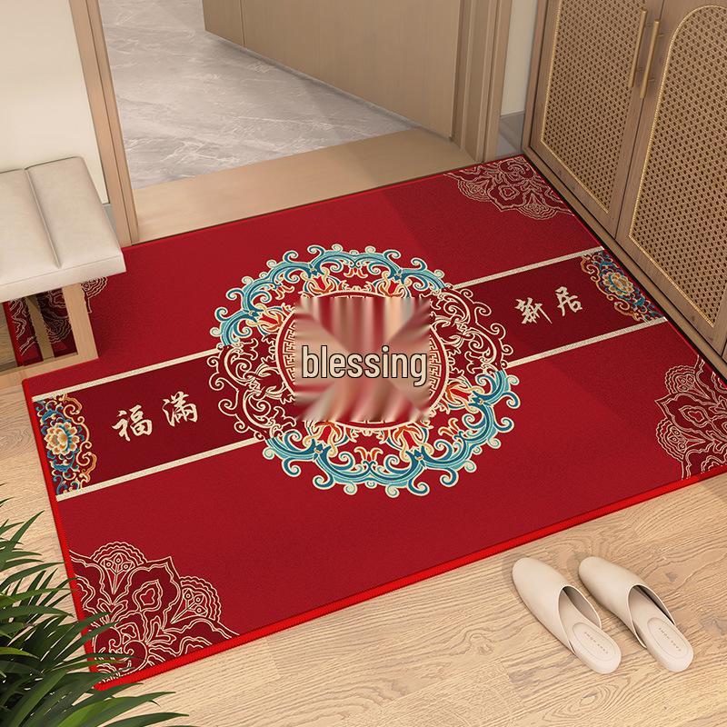 Chinese-Style High-End Anti-Slip Door Mat: Dirt-Resistant Carpet for Home Entrance
